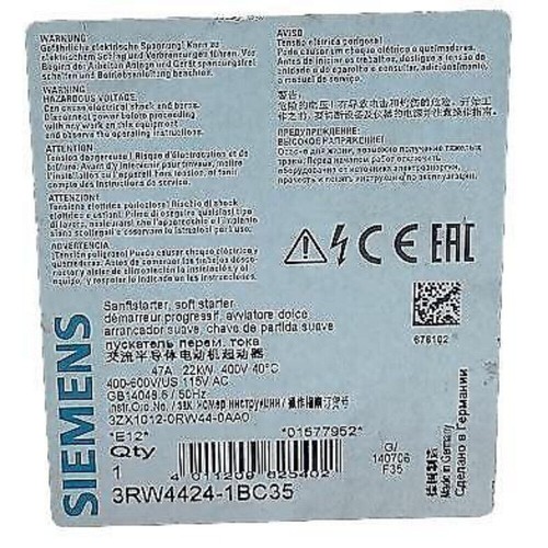 high quality Siemens 3RW4424-1BC35 Brand New Free Ship 3RW4 424-1BC35 - Picture 2 of 10