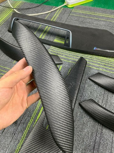 For BMW F30 F31 F34 LHD M Performance Dry carbon fiber replace interior Trim 7PC - Picture 2 of 9