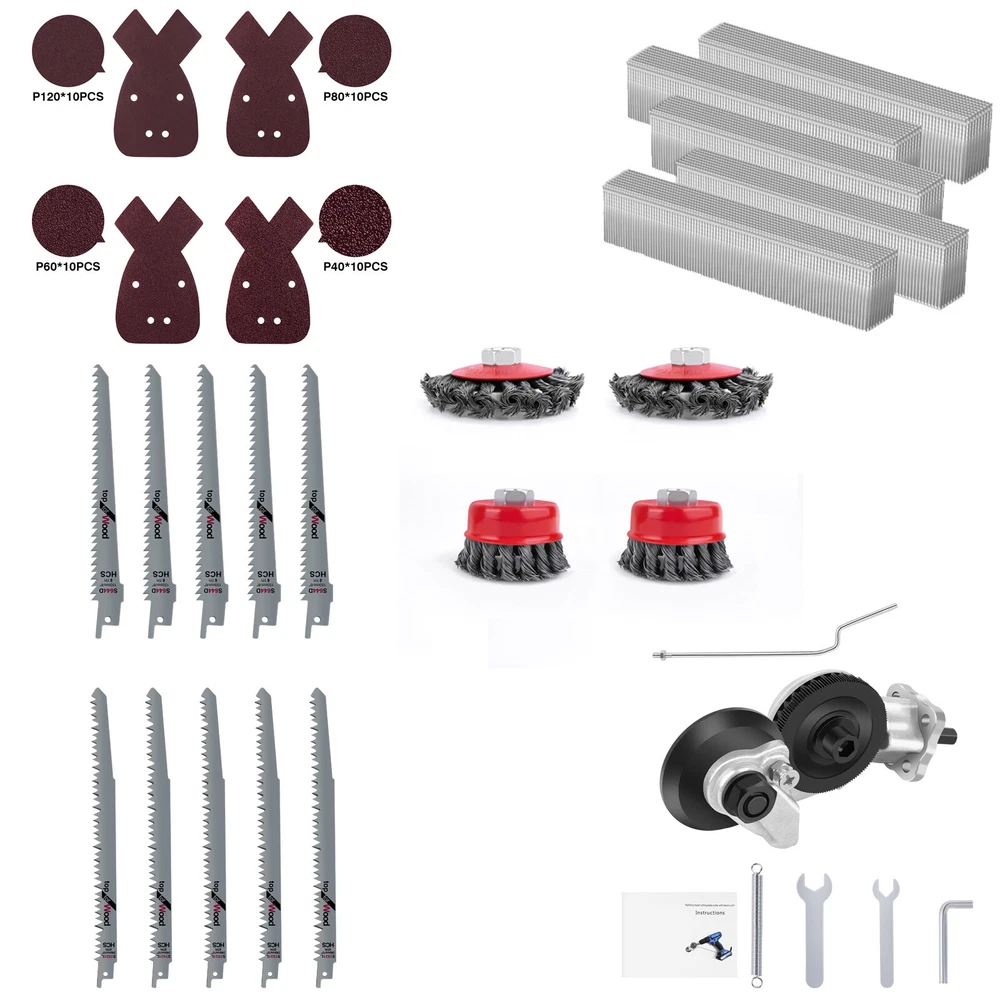 Multi Tool Accessories For Angle Grinder, Reciprocating Saw,Sander, Nailer,Drill