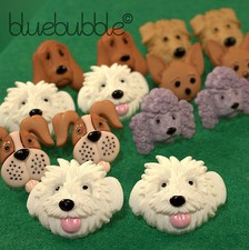 FUNKY LARGE DOG FACE EARRINGS CUTE NOVELTY PET ANIMAL HEAD GIFT SWEET PUPPY LOVE