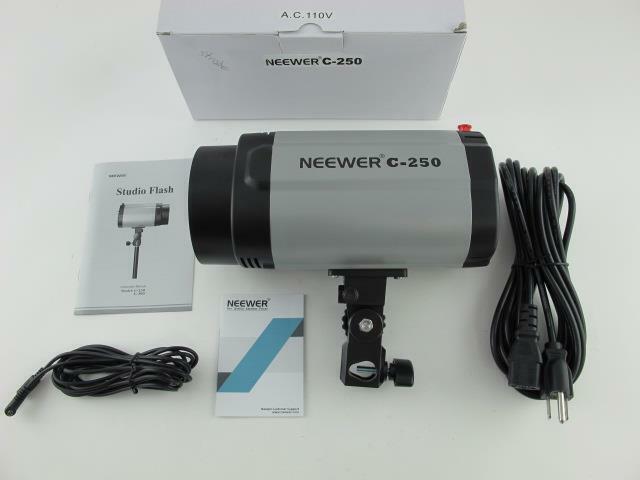 Neewer NEW 送料無料 在庫処分 C-250 Photography Studio Monolight Flash Strobe 250W