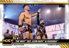 The Way/Leon Ruff/Kushida 2021 Topps WWE NXT Card #96