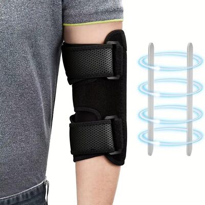 Ellenbogenbandage für Kubitaltunnelsyndrom mit 2 Stützplatte Nachtschlaf-Elle...