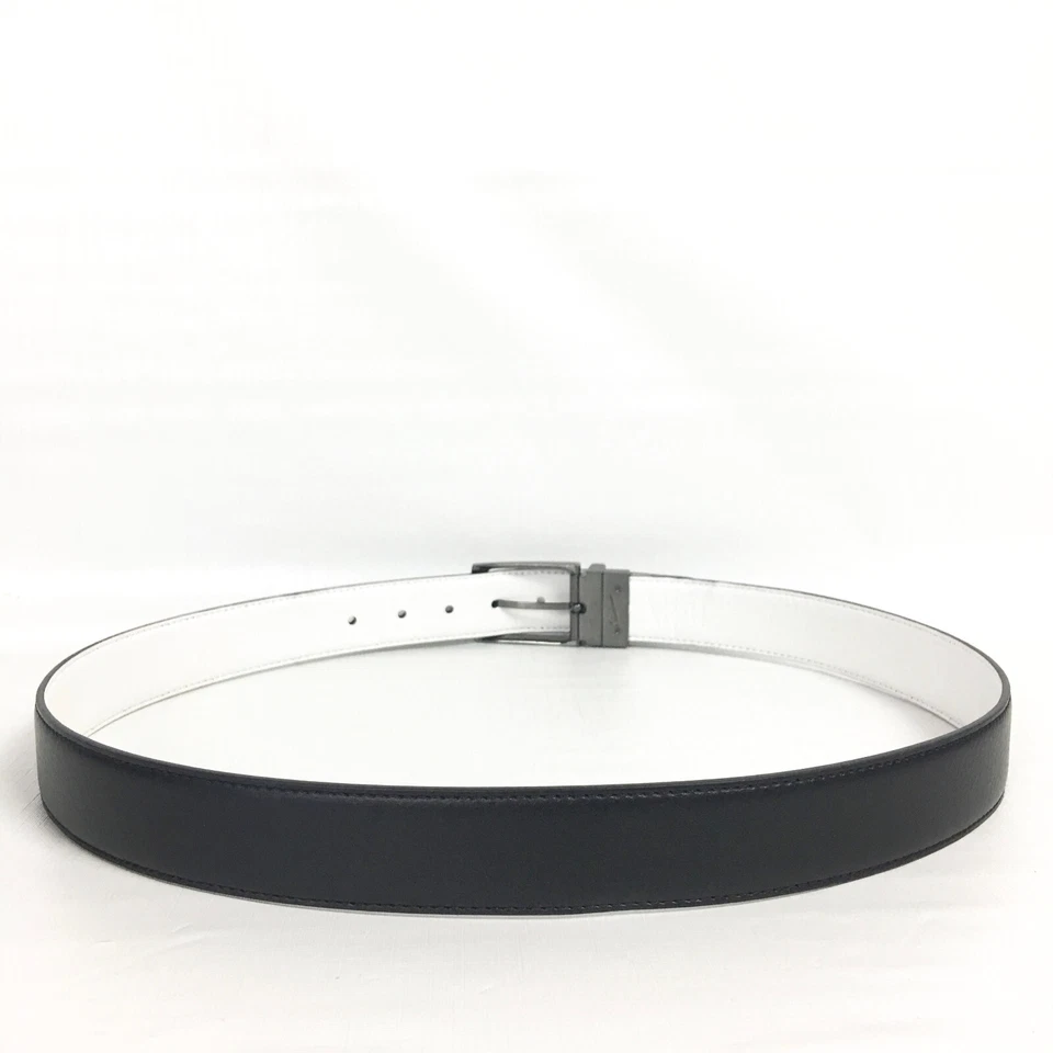 Ремень для гольфа мужской Nike 38 двусторонний веганская кожа черный белый - Изображение 4 из 4