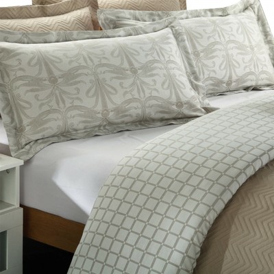 North Home Elite Regency Jacquard Cotton FULL QUEEN Bedding Ensemble 7pc $ 230