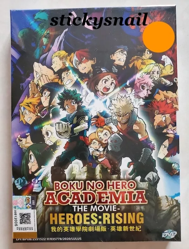 DVD Anime Boku No Hero Academia The Movie 2 - Heroes: Rising