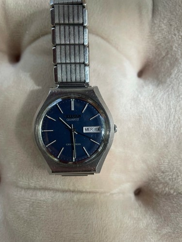 Reloj Citizen Crystron - Date - Blue - Excellent condition - Imagen 8 de 8
