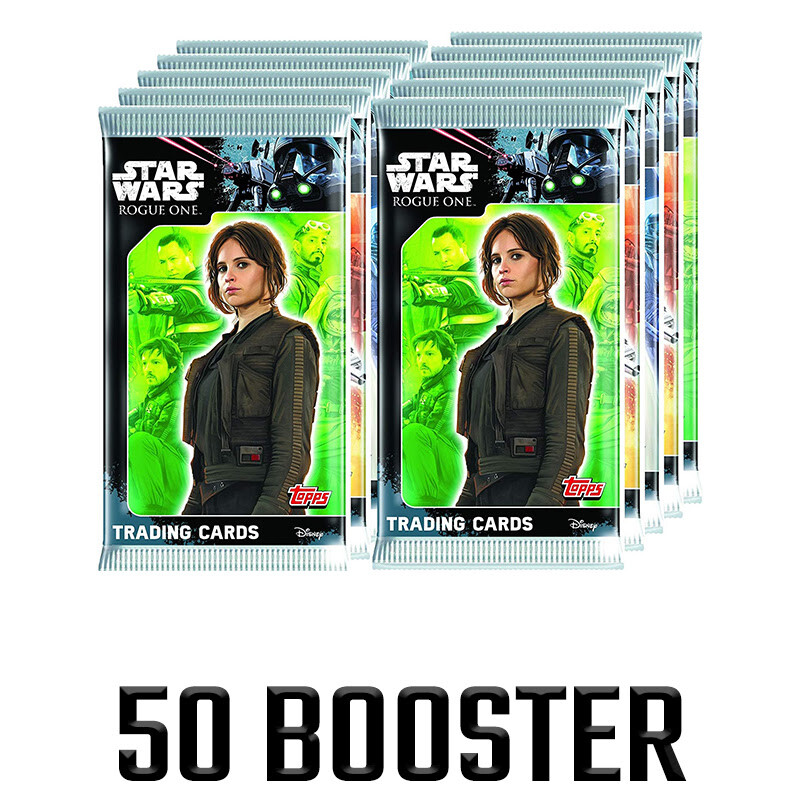Star Wars Rogue One Booster Topps 5 Karten Je Booster Neu