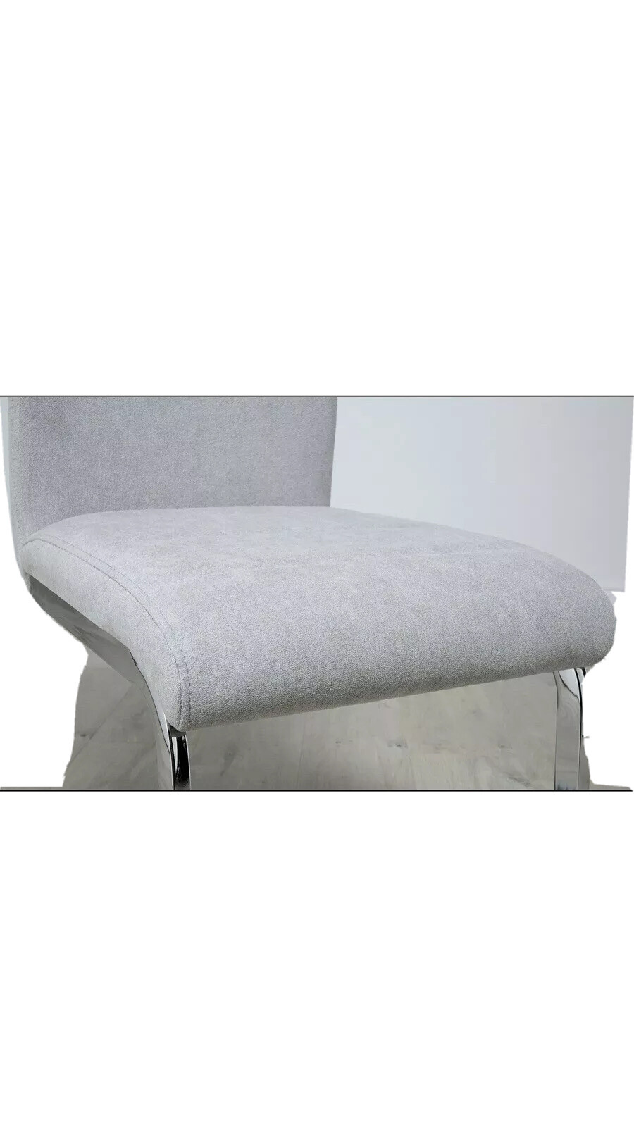 Perth Grey Dining Room Chairs X2 eBay