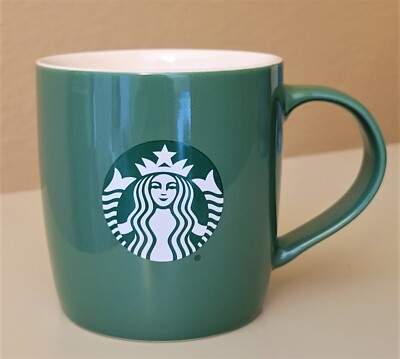 マヨネーズ STARBUCKS 2021 Green & White Ceramic Coffee Cup 11 oz Mug