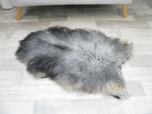 ICELANDIC SHEEPSKIN RUG SINGLE CHAIR SOFA HIDE SKIN LAMBSKIN PET BED G658 - Picture 8 of 13