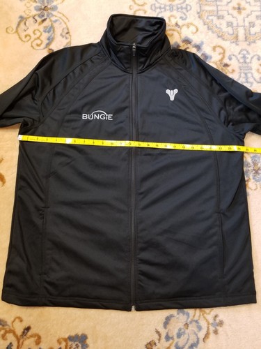 Destiny Bungie Employee Zip Up Jacket Gaming Mens Large L Black Sport-Tek Xbox - Picture 4 of 8