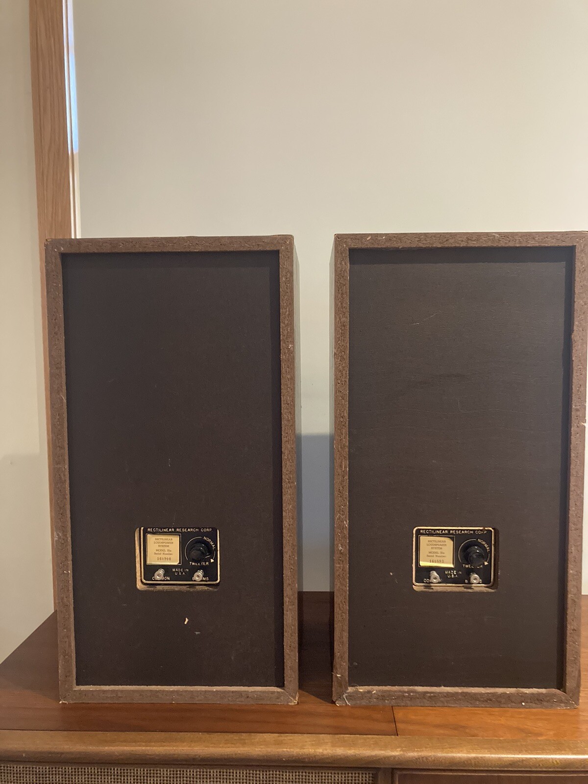 rectilinear XIa speakers eBay