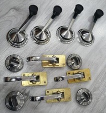 Fiat 125 Interior Window And Door Opening Handles And Lower Rings. Full Set.