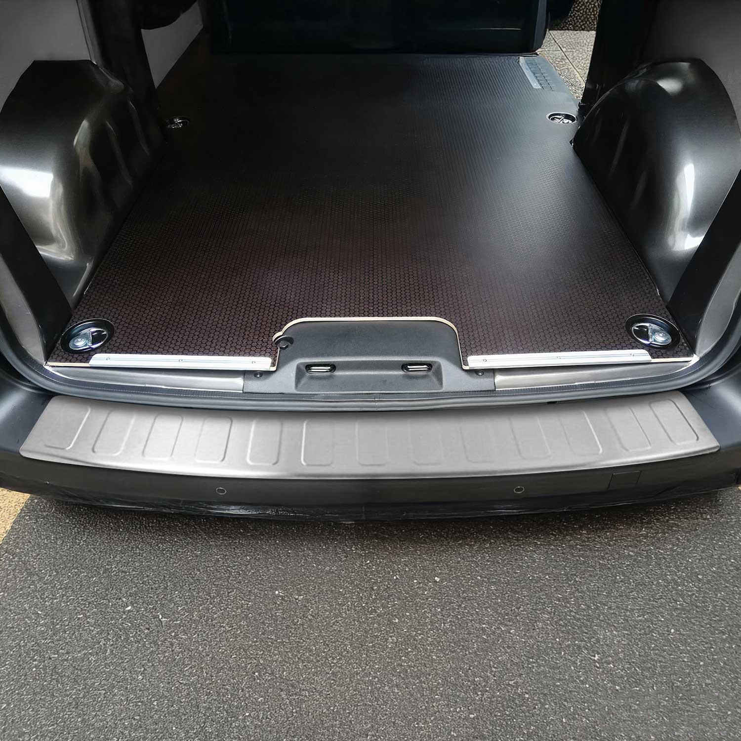 Protection pare-chocs Toyota ProAce Verso L1 L2 contre rayures de coffre inox