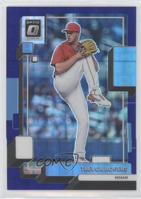 2022 Panini Donruss Optic Purple Pandora Prizm 55/99 Trevor Rogers #193 0r2f