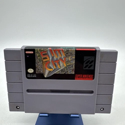 SimCity (Super Nintendo SNES, 1991) Authentic TESTED