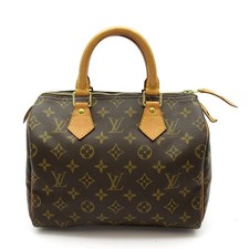 LOUIS VUITTON Speedy 25 M41528 Monogram Handtasche Braun GEBRAUCHT