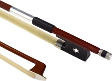 1/4 Size Violin Bow-Brazilwood Octagonal Stick | Natural Mongolian Horsehair
