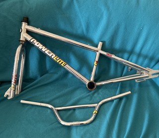97 Powerlite Cobra P11 Vintage BMX Frame Set / Bars Vintage Rare Mid Old School