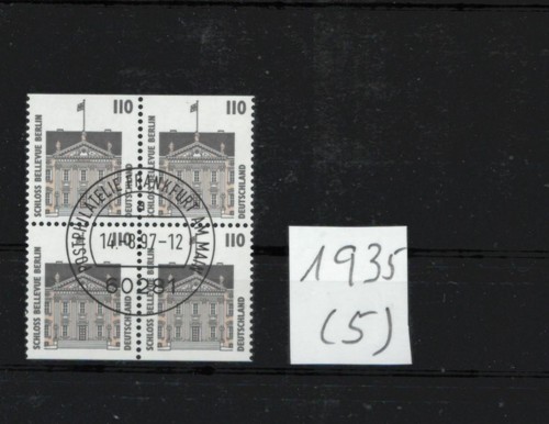 Bund MiNr 1935 C/D gestempelt Ersttagsstempel von 1997 (5)