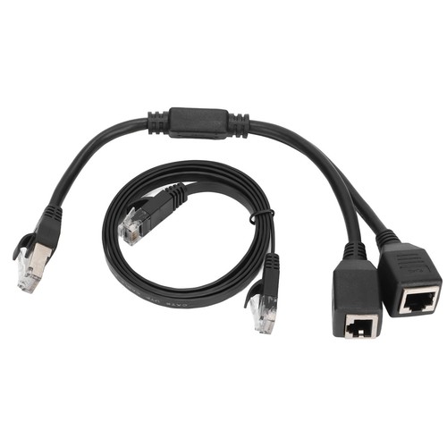 RJ45 Ethernet Adapter Cable Extension Function 1 To 2 Port Excellent Connecti FY - Afbeelding 4 van 22