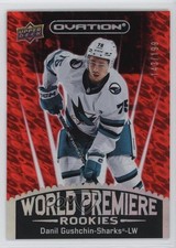 2023-24 Upper Deck Ovation World Premiere Red 143/199 Danil Gushchin #WP-49 0cv