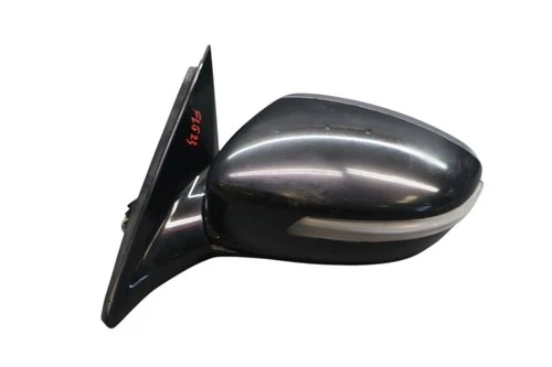 11-13 Hyundai Equus Front Left Side Door Rear View Mirror Assembly Black Oem