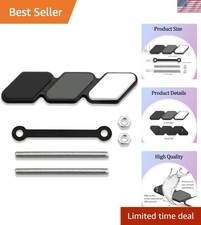 Universal Tri-Color Grille Badge - Durable Acrylic Emblem for Trucks Cars