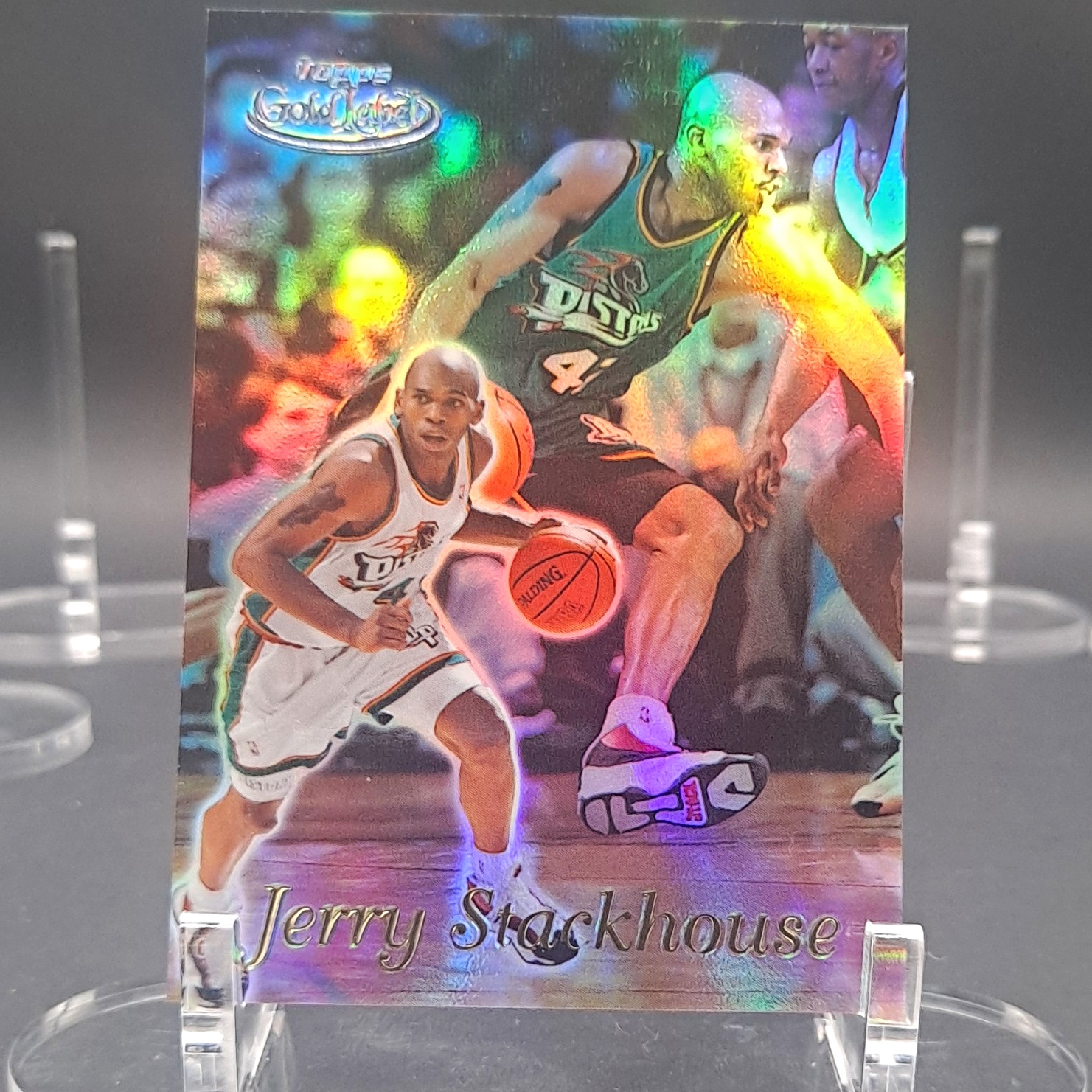 Topps 1999-00 Gold Label Jerry Stackhouse #71 Class 1 Detroit Pistons NBA