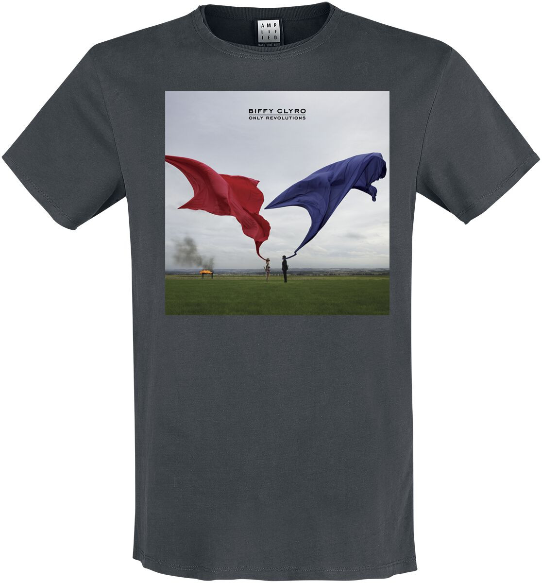 Футболка Biffy Clyro из коллекции Herren Amplified - Только для Revolutions charcoal 6290₽