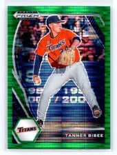 2021 Panini Prizm Draft Picks #PDP156 Tanner Bibee Green Pulsar Prizm