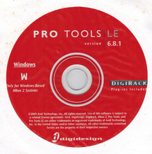 Avid Digidesign ProTools LE 6.8.1 w/DigiRack ...