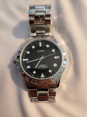 Antonio Collection Men's Quartz Watch Silver Tone 