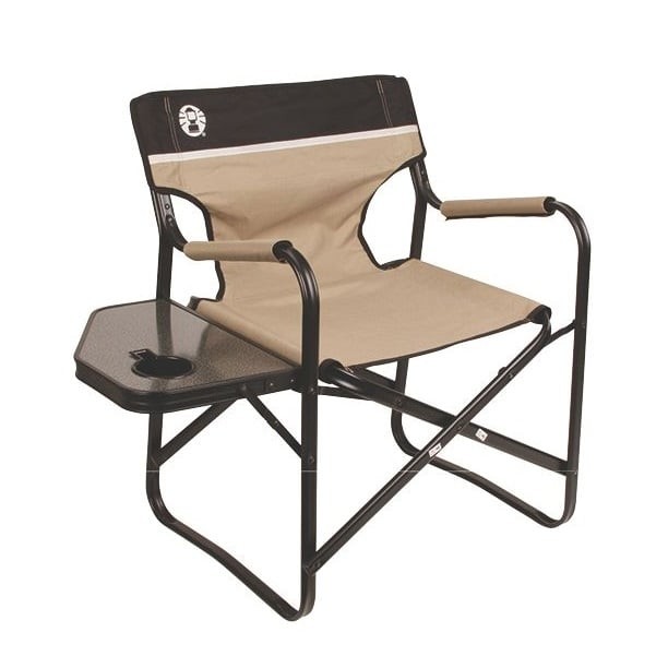 テーブル・チェア・ハンモック Coleman fire side folding chair Coleman Aluminum Camping Chair with Side Table - Walmart.com