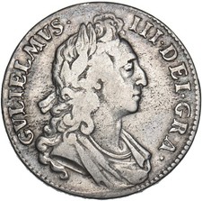 1695 Crown - William III British Silver Coin