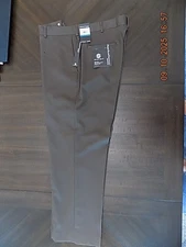 Perry Ellis Portfolio Premium Men's 36x20 Pleated Dress Slacks Wool-Max Classic