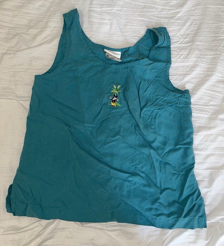 Vintage Disney Minnie Mouse Tank Summer Shirt 