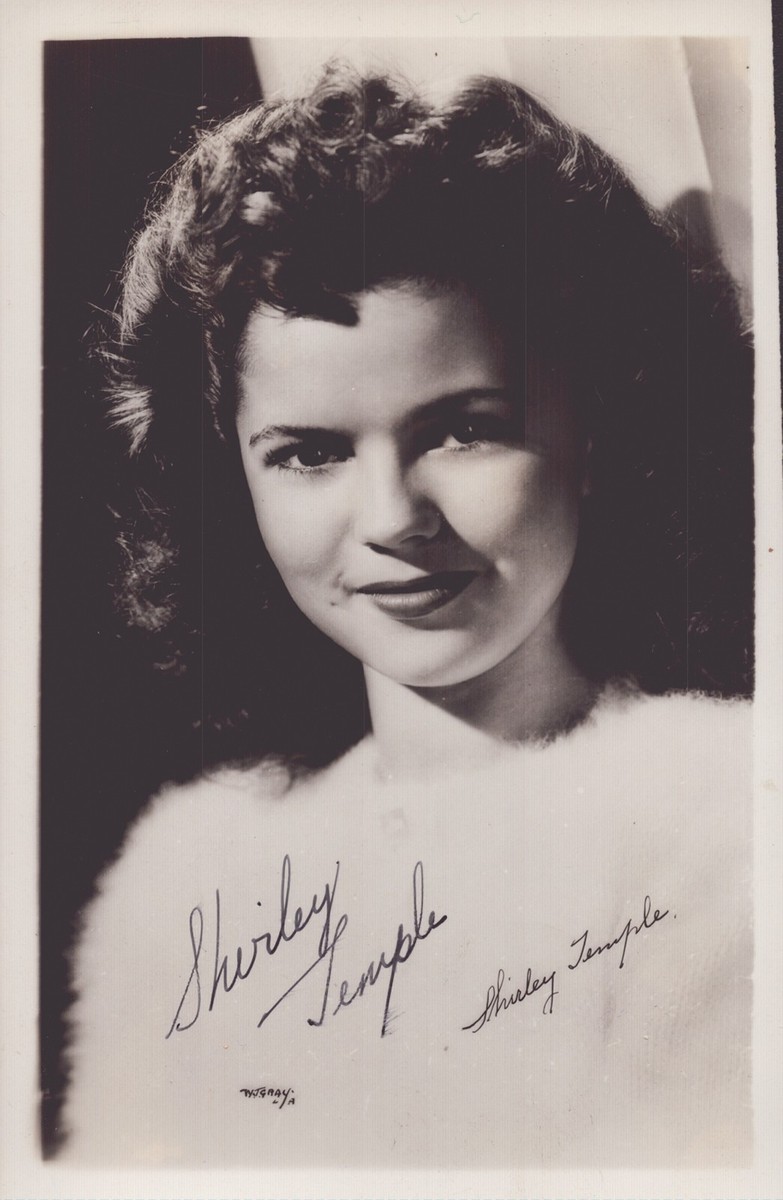 SHIRLEY TEMPLE - AUTOGRAPHED SIGNED PHOTOGRAPH | eBay