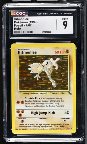 Hitmonlee (Unlimited) graded CGC 9 for sale on eBay