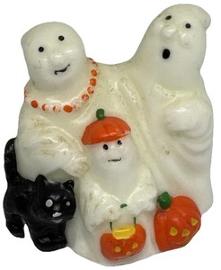 Vintage Halloween | Avon | Wax Ghostly GLOW-IN-THE-DARK Figurine | RARE FIND!