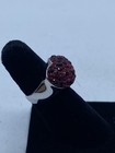 Swarovski Sterling Silver Red Crystal Heart Ring 8.9g — photo 3
