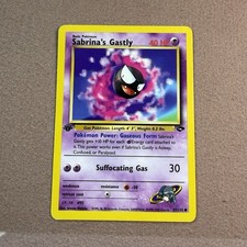 1st Edition Pokemon Sabrina's Gastly 97/132 Gym Challenge Unlimited 1999 on eBay