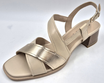 Caprice 9-28204-42-199 Beige Gr. 37 Damen Leder Sandalen UVP: 69,90  (4006)