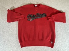 Ohio State Buckeyes Sweatshirt Mens XL NCAA OSU Embroidered Crewneck Vintage 80s