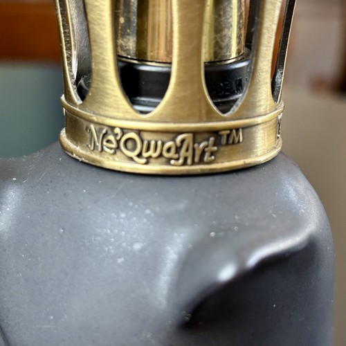 Vtg Askja The Cat 3932 Lampe Berger Jars Lamp Fragrance Diffuser Black RARE - Picture 8 of 15