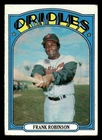 1972 TOPPS FRANK ROBINSON 100 VG BASEBALL BALTIMORE ORIOLES