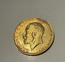 1915 King George v Half Sovereign Gold Coin