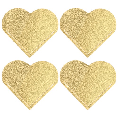 4pcs Corner Bookmark Cute Book Mark Paper Page Marker Clip Gold