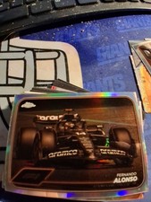 2024 Topps Chrome F1 Fernando Alonso Sepia Refractor